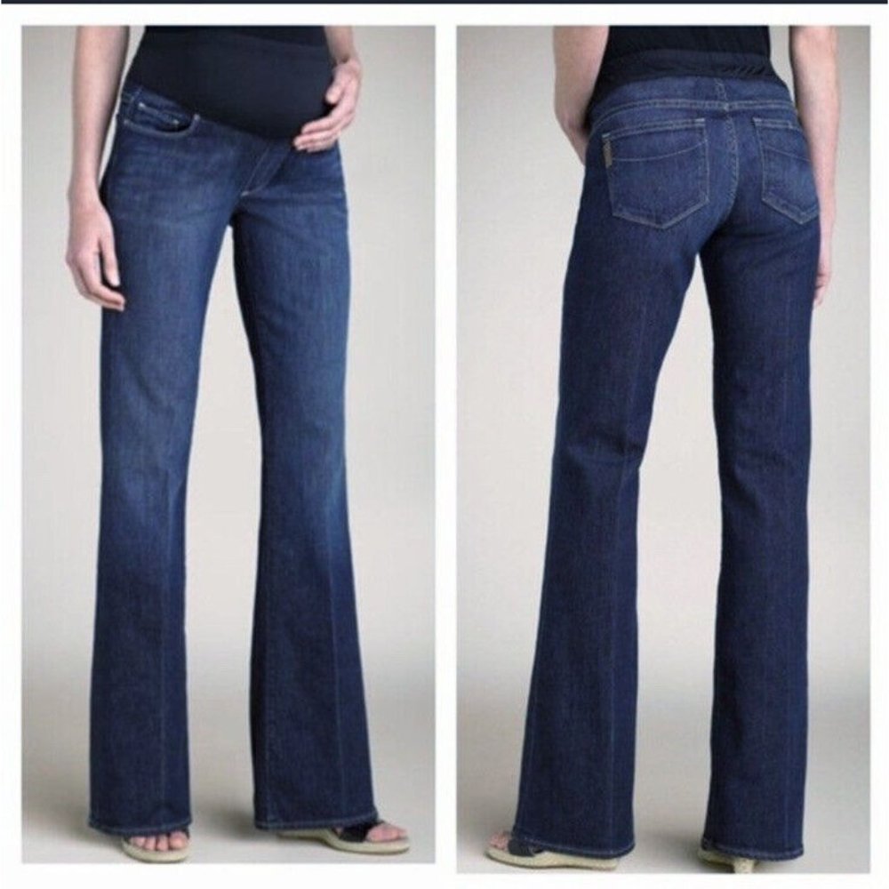 PAIGE Maternity Laurel Canyon Low Rise Bootcut Jeans sz 29